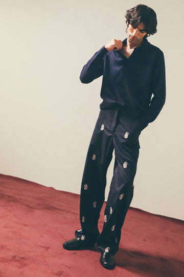 Mukesh Hand Embroidered Trousers (Men)